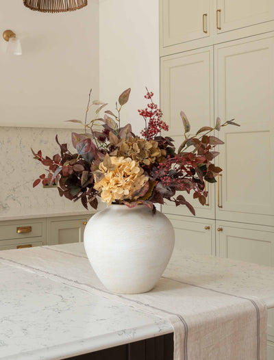 Arina Vase - Brushed white