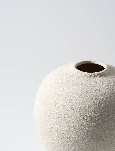 Zoe Ceramic Vase - Beige