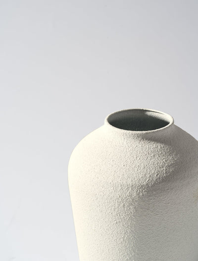 Ema Vase - Textured Pale Taupe