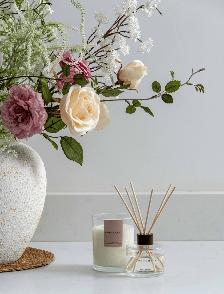 Scented Candle & Diffuser Bundle - Oak Moss