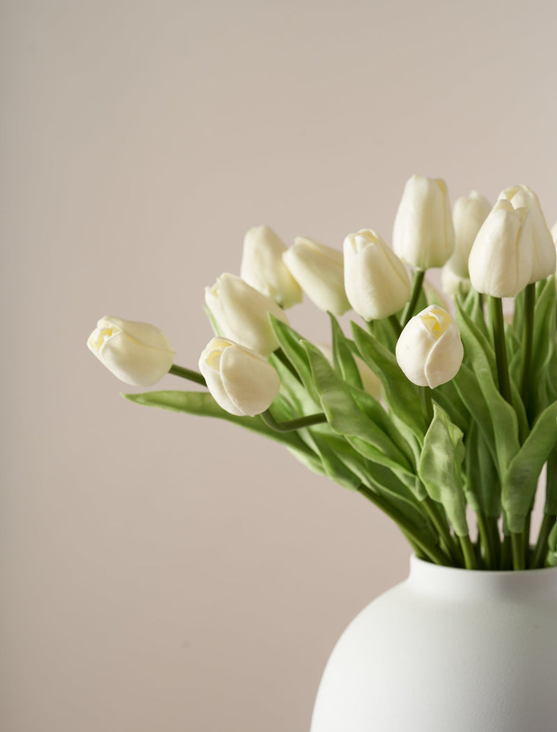 Tulipán sintético - Marfil (25 tallos)