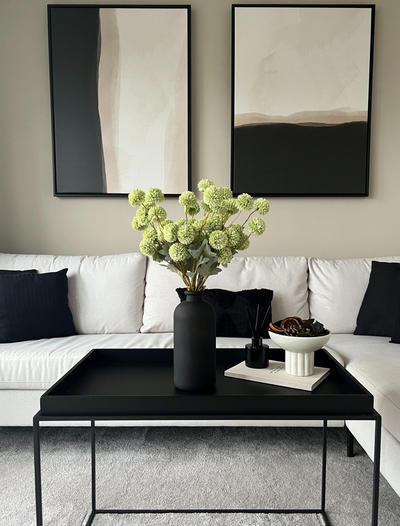 Faux Kiku Flower - Green (10 Stems / 50 Heads)