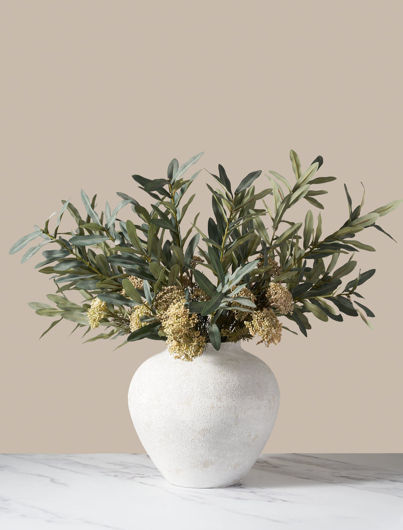 Faux Arrangement - Olive & Sage Berry