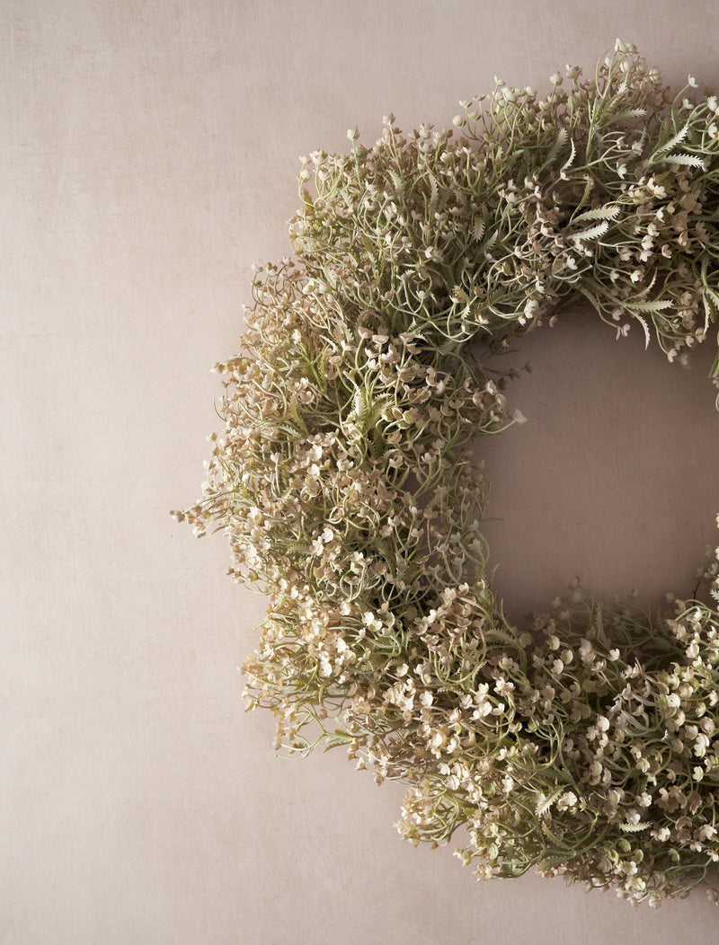 Faux Winter Wreath