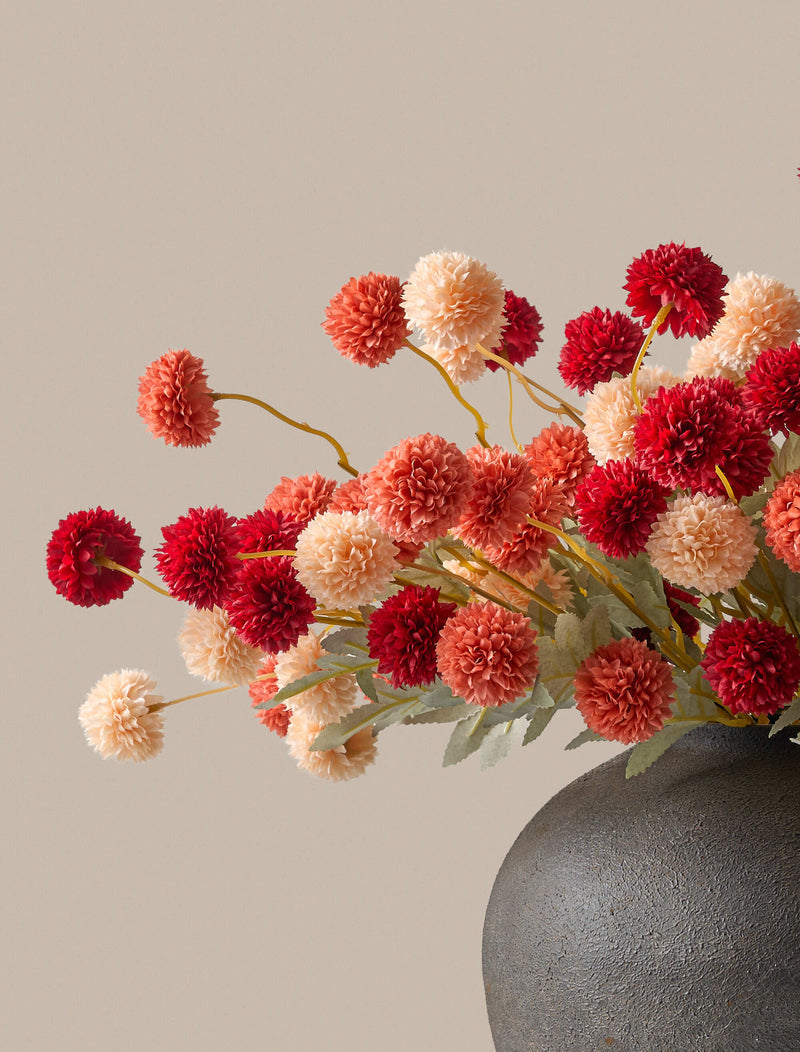 Faux Kiku Arrangement - Assorted (20 Stems / 100 Heads)