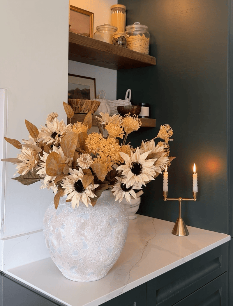 Faux Autumn Arrangement - Neutral