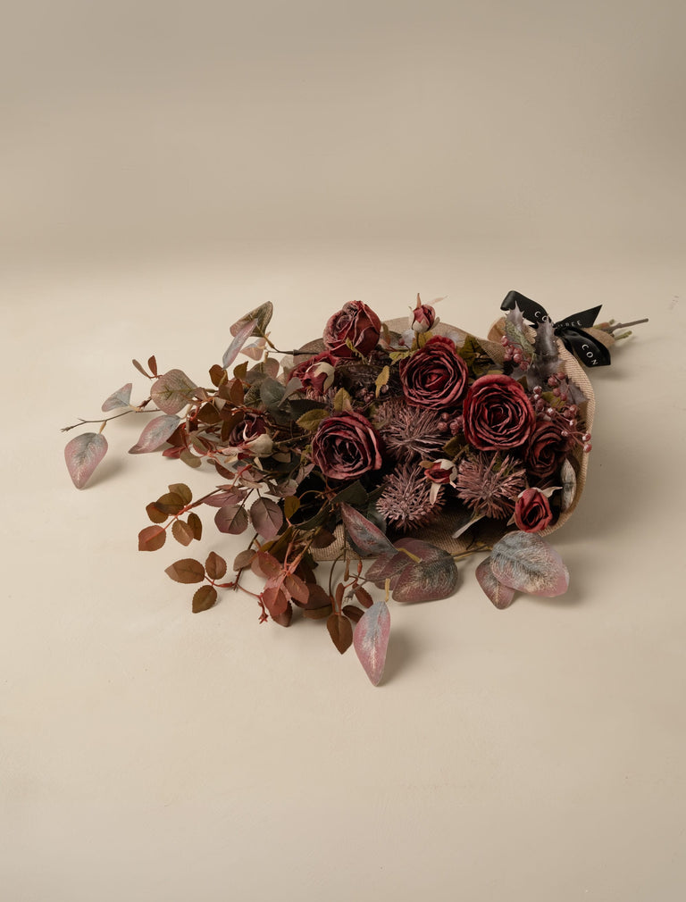 Faux Arrangement - Red Rose & Crimson Mix