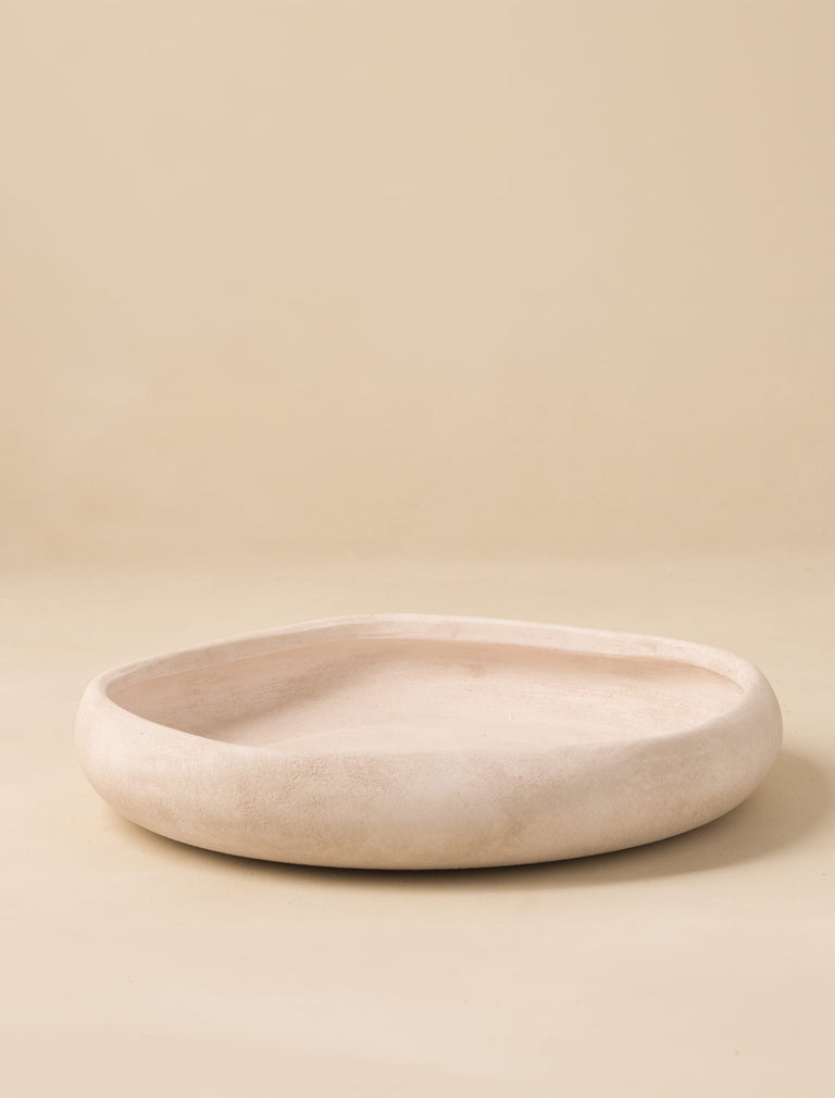 Lena Oversized Decorative Bowl - Beige