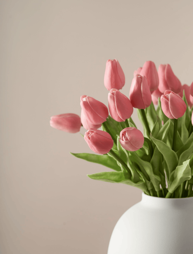 Faux Tulip - Pink (25 Stems)
