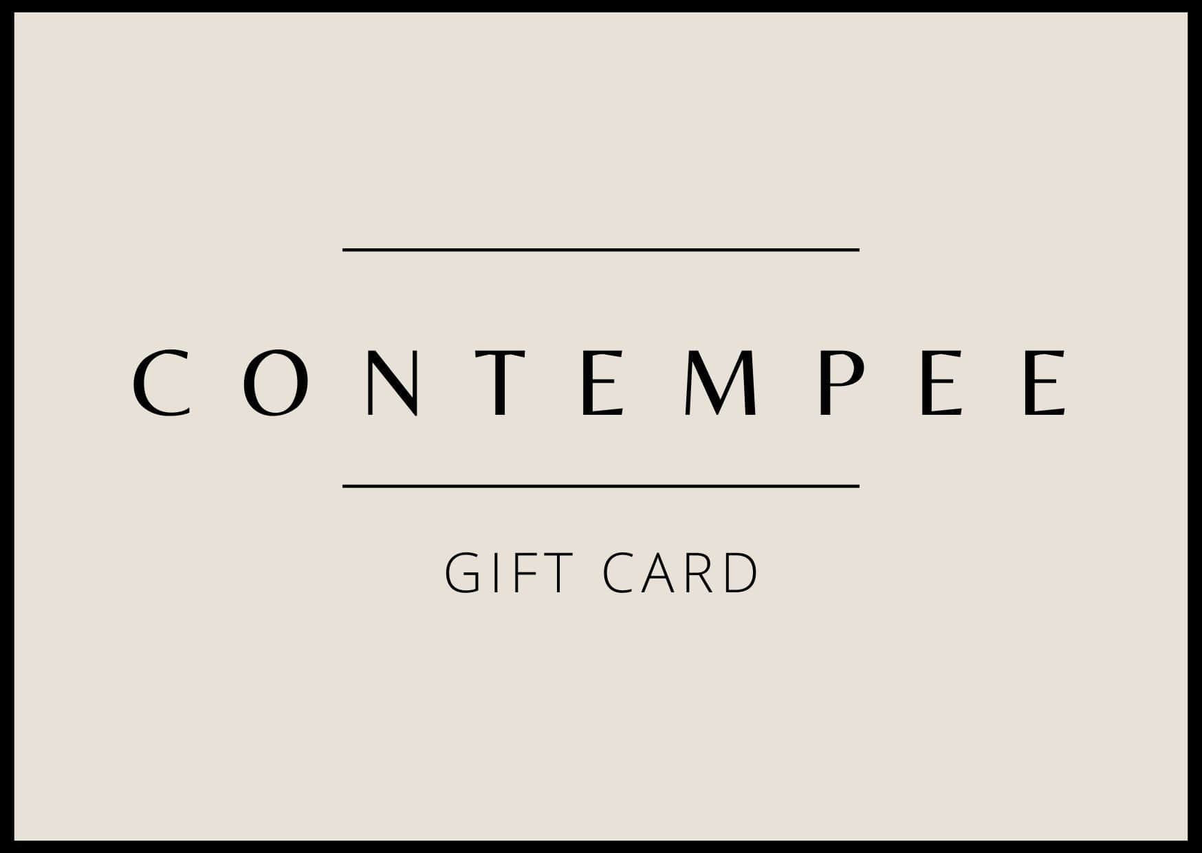 Contempee Gift Card – contempee